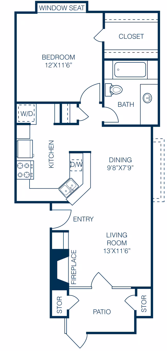 Unit 332 332 floor plan